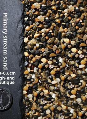 鱼缸Bottom sand造景沙全套石头子水族箱水草装饰原生拉车