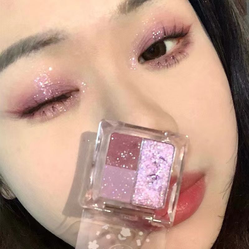 22年萌新三色眼影拼色女