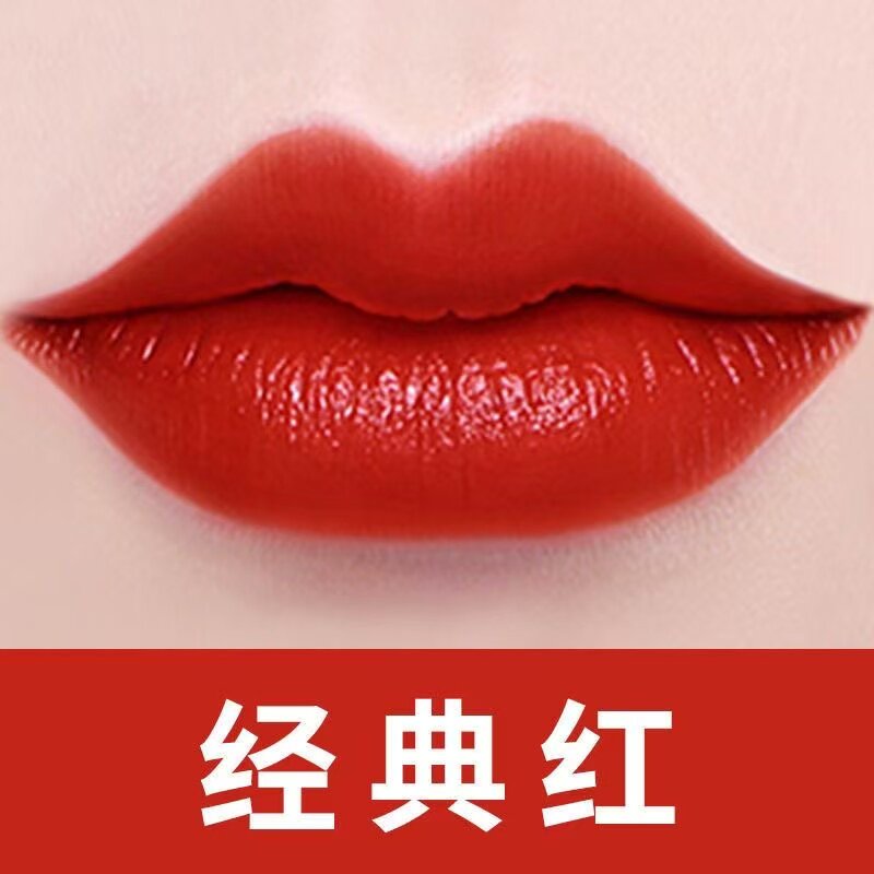 新款正红色口红滋润大女