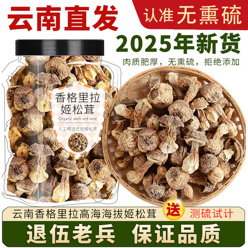云南香格里拉高海拔姬松茸250g