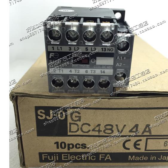 原产进口富士 FUJI Fe 电磁接触器 SJ-0G SJ-OG 3A1B  4A DC48V