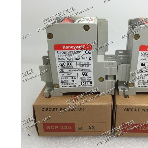 霍尼韦尔断路器 GCP-32A 2P 1A 2A 3A 5A 7A 10A 15A 20A 30A  AX