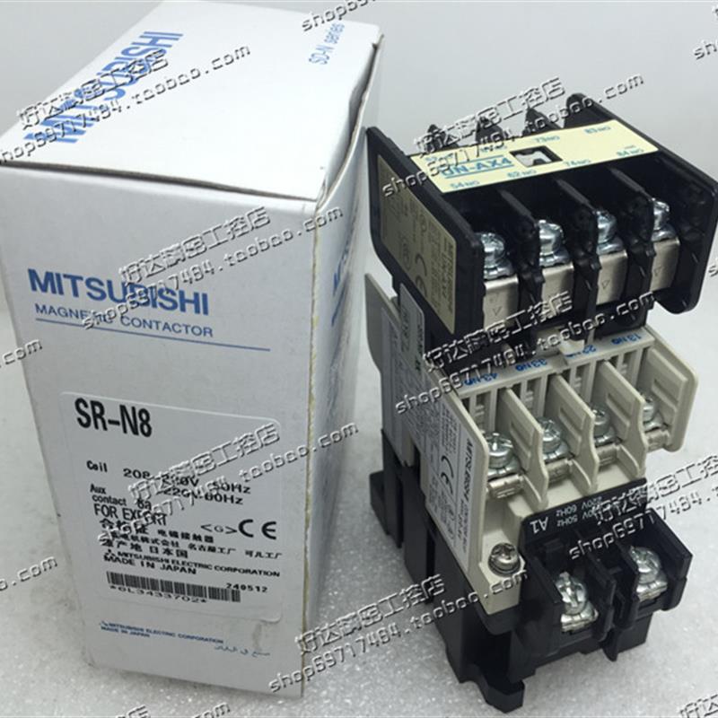 原产 三菱电机接触器式中间继电器 SR-N8 4A4B 5A3B 6A2B 7A1B 8A
