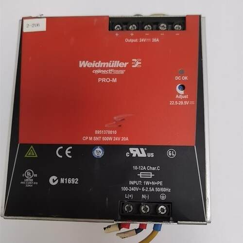 魏德米勒电源PRO-M500W 24V20A二手拆机一个