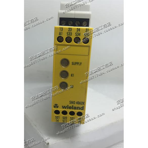 原装正品 德国威琅Wieland 安全继电器 SNO 4062K -A 24VDC 现货
