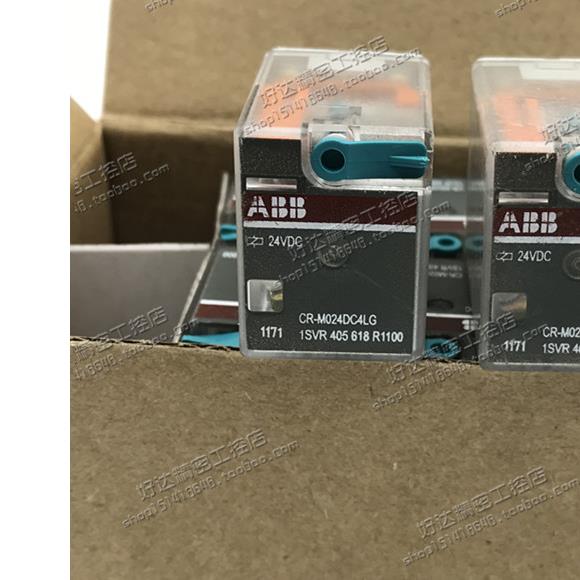 CR-M024DC4LG DC24V 原装ABB 继电器 CR-M024DC4LG 现货销售 带灯