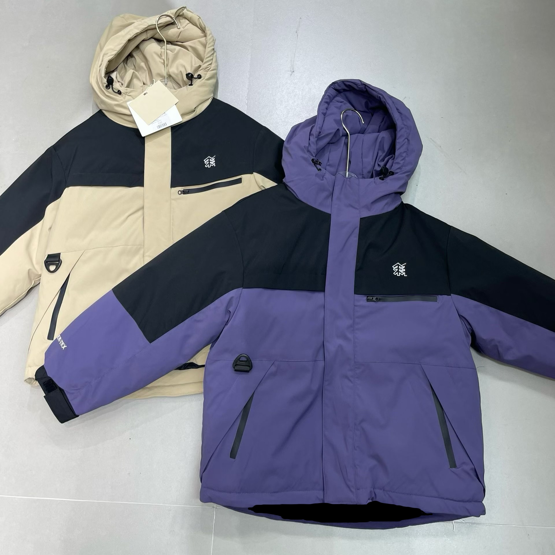 25冬款儿童户外抗寒三合一冲锋衣羽绒服中大童加厚夹棉可拆卸外套