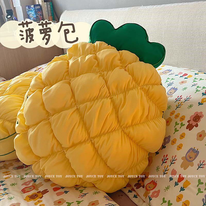 菠萝毛绒玩具公仔抱枕水果玩偶睡觉女生床上靠垫沙发超软娃娃学生