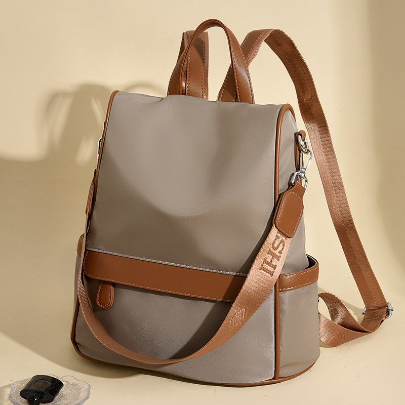 牛津布双肩包2025新款大容量旅行包简约轻便背包电脑包女士登山包,箱包皮具/热销女包/男包,双肩背包,淘宝优惠券,粉丝福利购,淘宝优惠卷