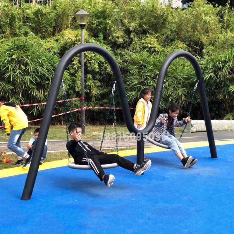 幼儿园儿童秋千滑梯游乐园户外小区公园成人组合摇椅秋千轮胎秋千