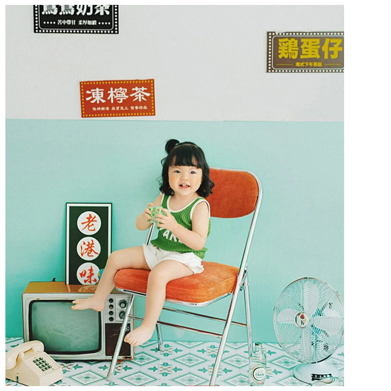 儿童摄影道具创意个性宝宝拍照复古港风拍摄场景道具电视机模型,3C数码配件,背景布类,淘宝优惠券,粉丝福利购,淘宝优惠卷