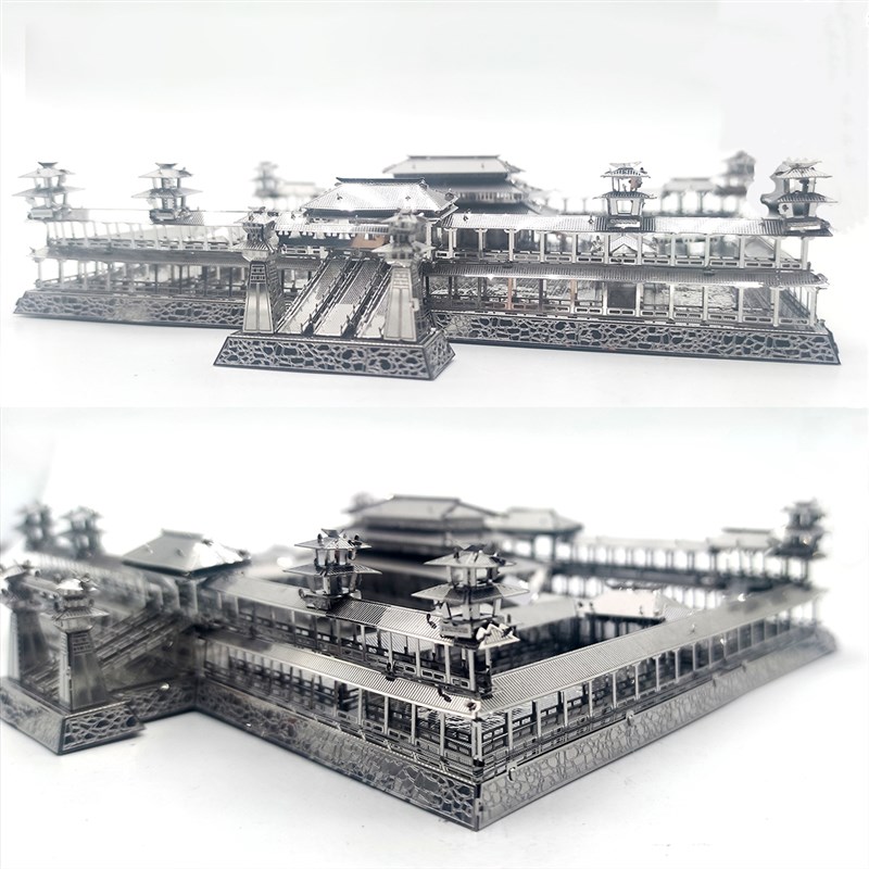 未央宫  3D立体金属建s筑成人拼图DIY手工制作益智拼装模型玩具