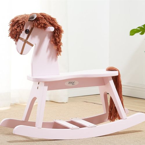 高档环保全实木摇摇马木马益智玩具宝宝运动休闲男孩女孩周岁礼物