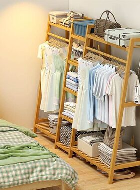 全挂式衣柜家用挂衣架卧室网红上下简单挂衣架全挂U式衣橱衣帽架