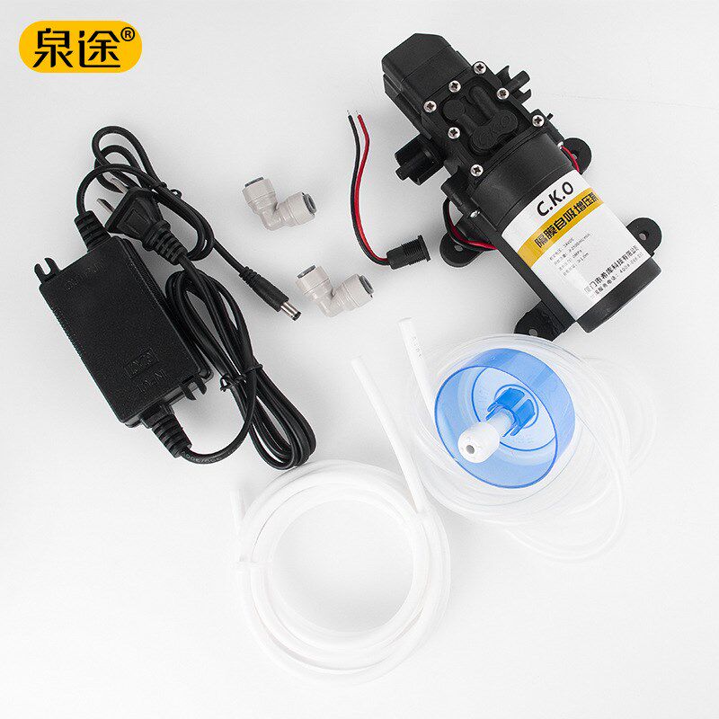 净水器自吸泵家用净水机增u压泵微型隔膜泵小型水泵自动启停纯净