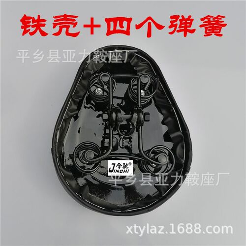 电动车座代驾车鞍座加p大加厚超软电瓶车坐垫折叠通用型四弹簧减