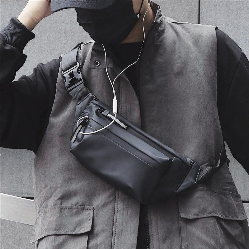 潮流胸包防水男士腰包骑行包个性休闲户外运动斜挎包时尚大容量,箱包皮具/热销女包/男包,男士包袋,淘宝优惠券,粉丝福利购,淘宝优惠卷