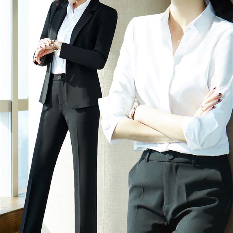 职业套装女气质工作服时尚女神范高级感2023春装新款制服正装套裙