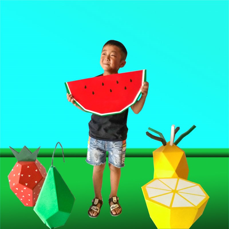 儿童摄影道具实木水果造型宝宝玩具产品拍摄拍照摆件室内装饰陈列