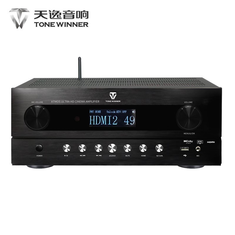 Winner/天逸AT-1200杜比全景声功放5.1.2解码全景声影K功放