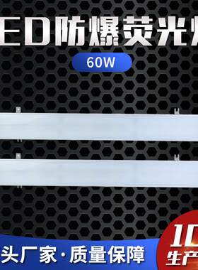 LED防爆荧光灯60W防爆吸顶式荧光灯车间照明隧道照明加油站照明