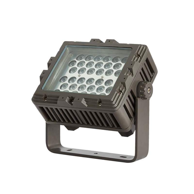LED72W96W方形投光灯高光效RGBL全彩DMX山体公园楼宇园林古迹文旅