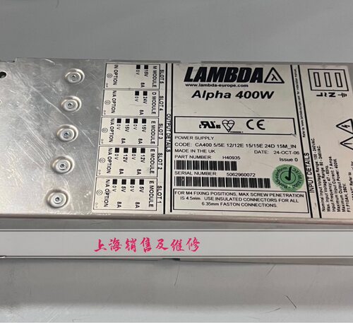 Alpha400WH40935电源CA40055E1212E1515E24D15M现货