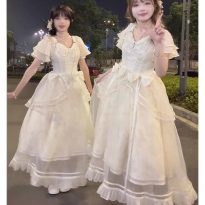 宫廷风洛丽塔连衣裙女