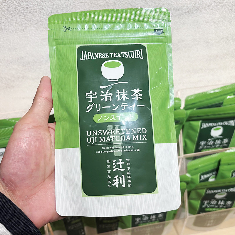 日本原装进口辻利宇治抹茶粉无糖0脂速溶冲饮纯天然减下午茶饮料图片