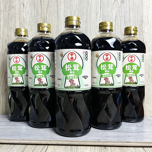 清香园中坝松茸酱油1L家用炒菜凉拌腌制点蘸提鲜酿造酱油调味品