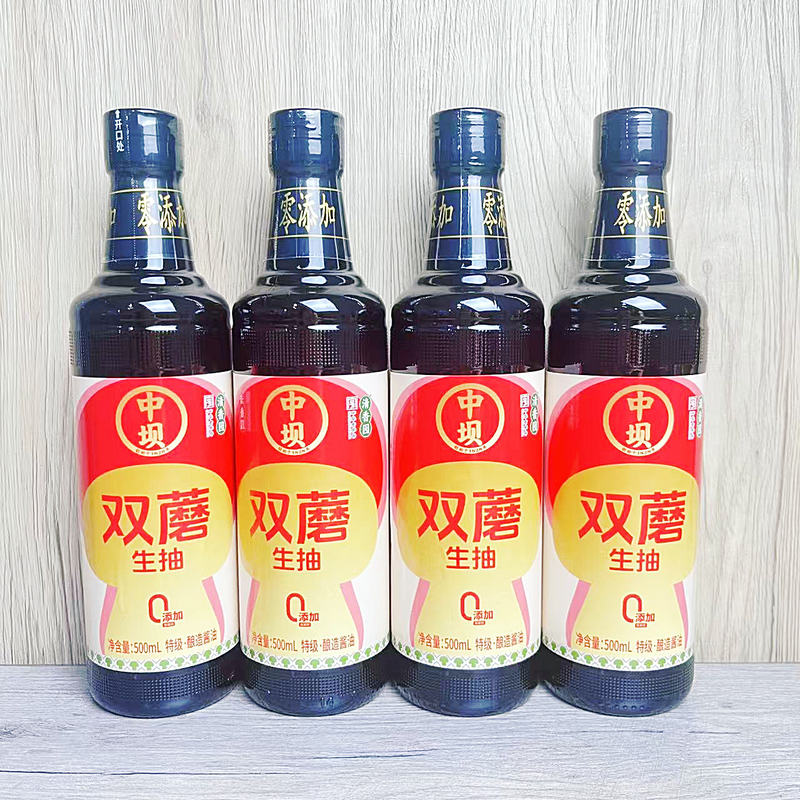 清香园中坝双蘑生抽500ml特级