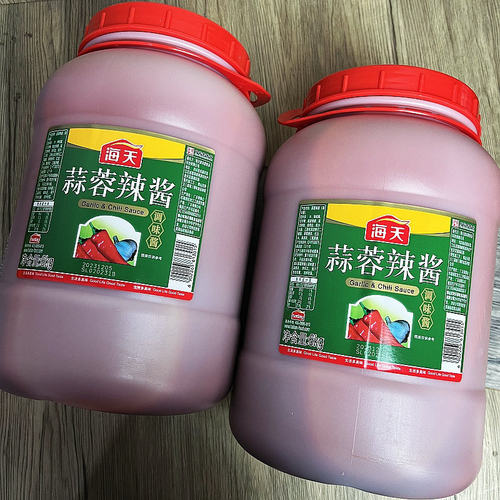 蒜蓉辣酱海天蘸料6kg商用大桶