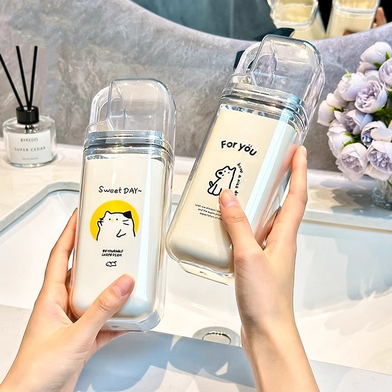 日本进口旅行漱口杯牙刷收纳盒便携式刷牙杯高颜值情侣洗漱杯出差