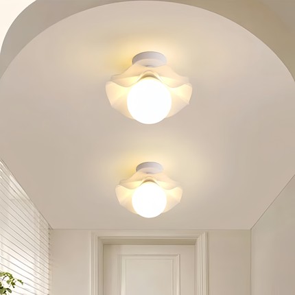 全光谱LED过道灯走廊灯奶油风创意简约衣帽间入户灯阳台玄关顶灯