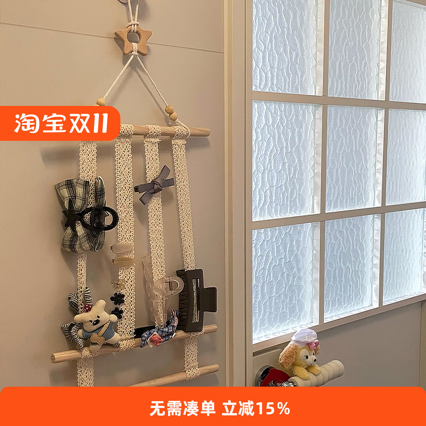 发夹收纳壁挂发卡展示板收纳架发箍整理神器浴室上墙家用儿童夹子