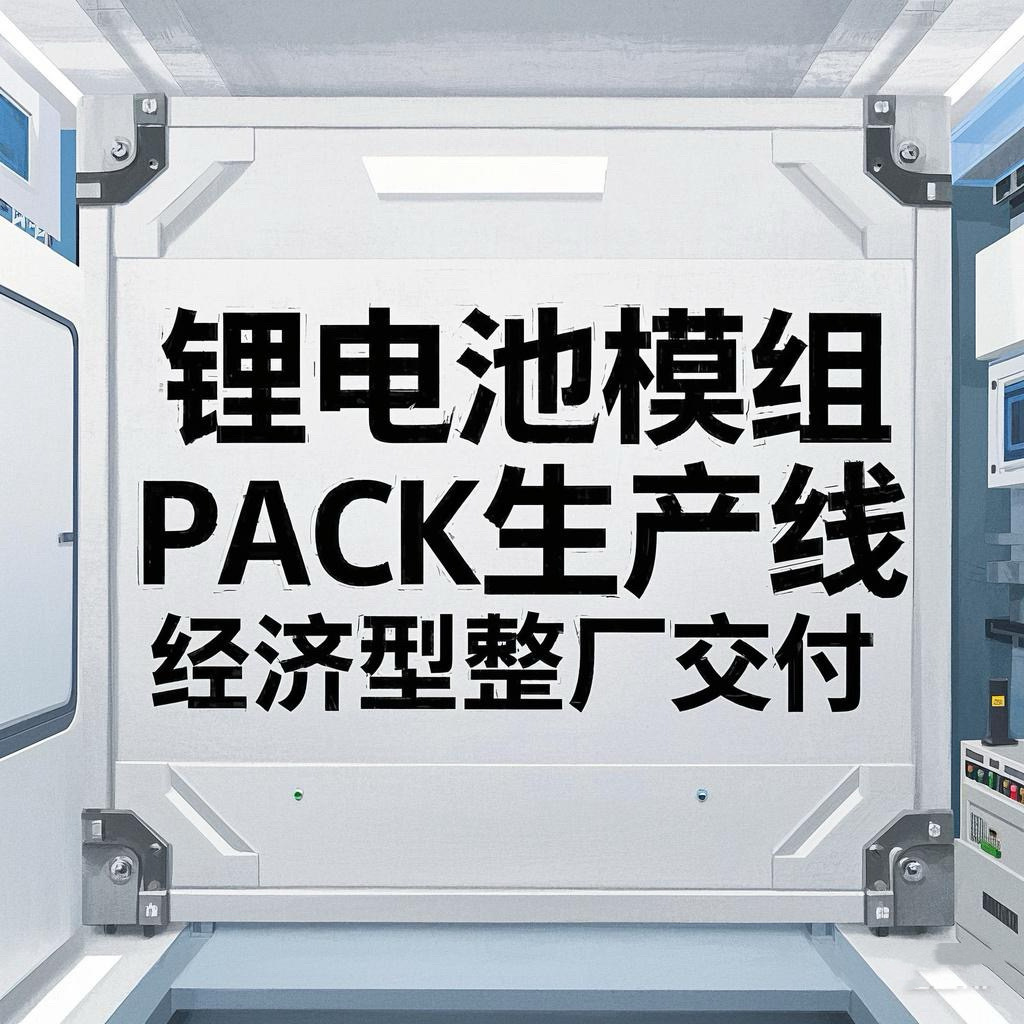 家储动力电源PACK生产线 30Ah-320Ah电芯模组分选挤压设备生产线