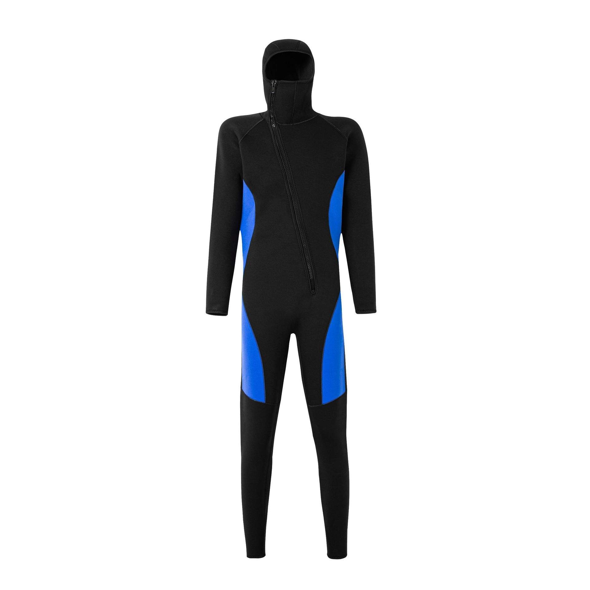 宇洋5mm潜水服连体衣男女防寒保暖前开拉链浮潜冲浪服直销