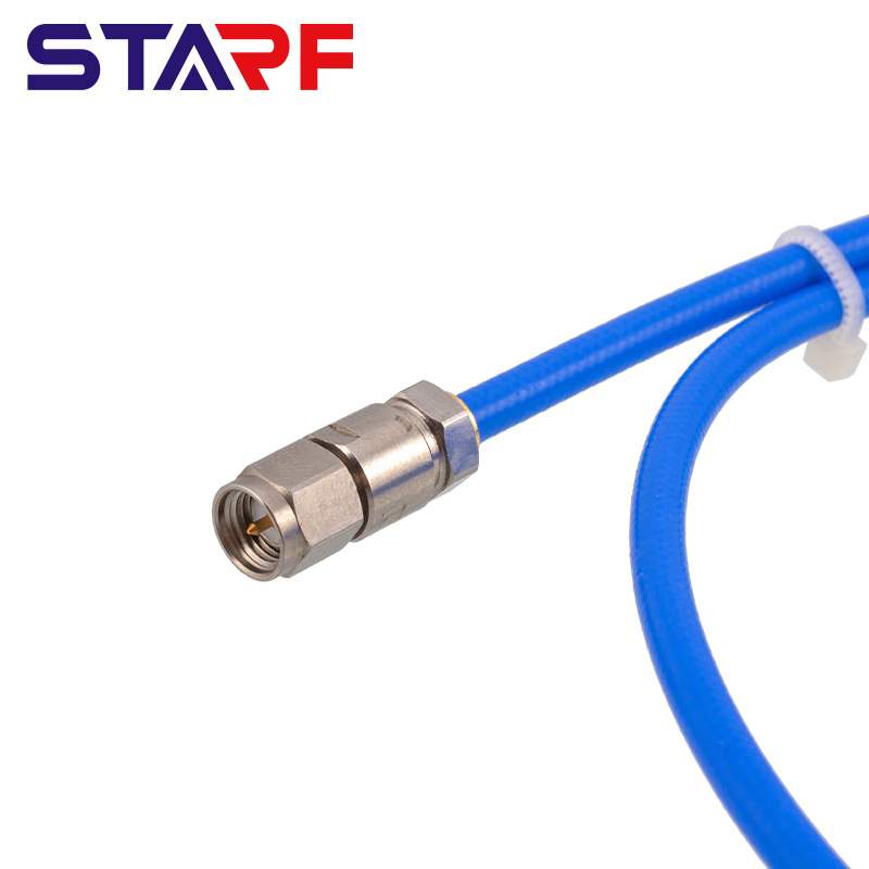 RFCABLE射频连接线 不锈钢SMA公头转SMA 18G高频测试馈线线SS402