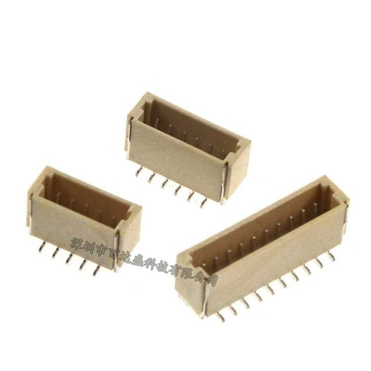 SH1.0mm 立式贴片 1.0mm-2A/3A/4A/5A/6A/7A/8A立贴 SMT连接器