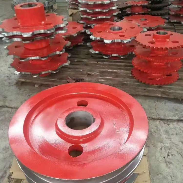 华鹏45#钢40Cr钢大型链轮 工业矿山用设备传动机械提升机链轮