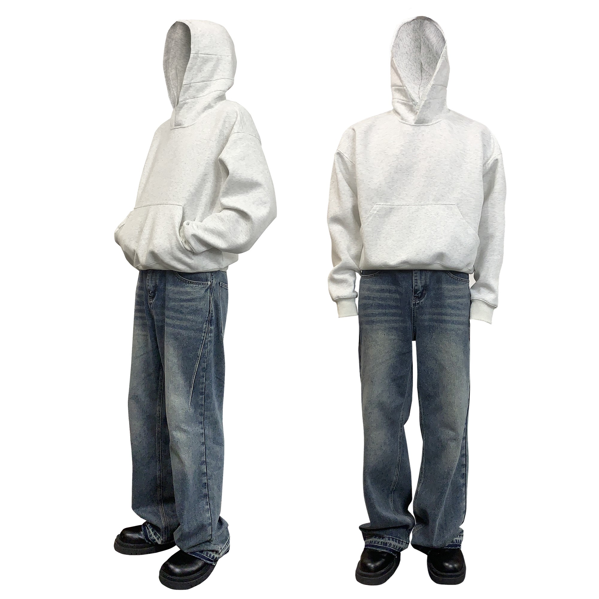 360克秋冬短款BOXY卫衣