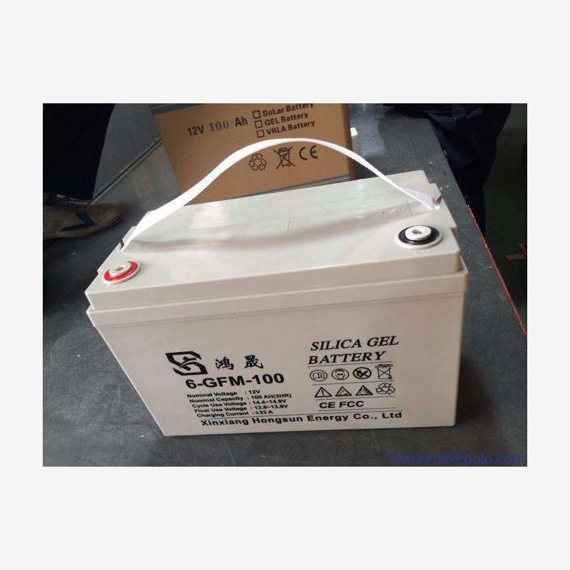 鸿晟蓄电池6-FM-12小型免