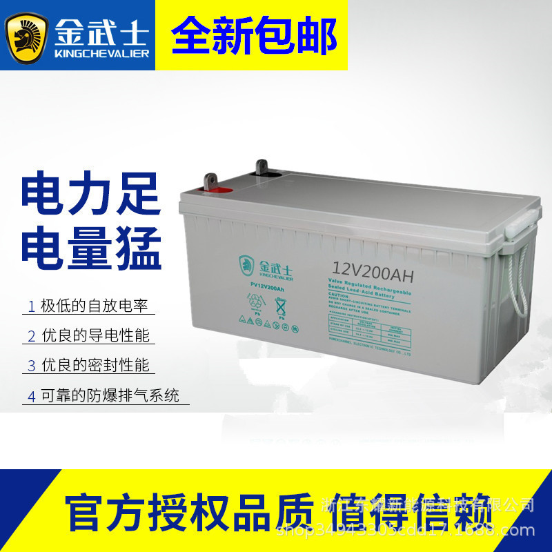 金武士蓄电池PW20012直流