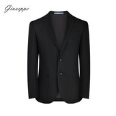乔治白西服单西男士 商务休闲职业正装 新郎结婚礼服平驳领外套小西