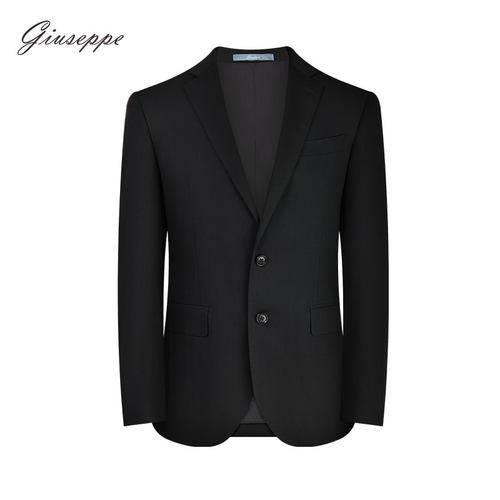 乔治白西服单西男士商务休闲职业正装新郎结婚礼服平驳领外套小西