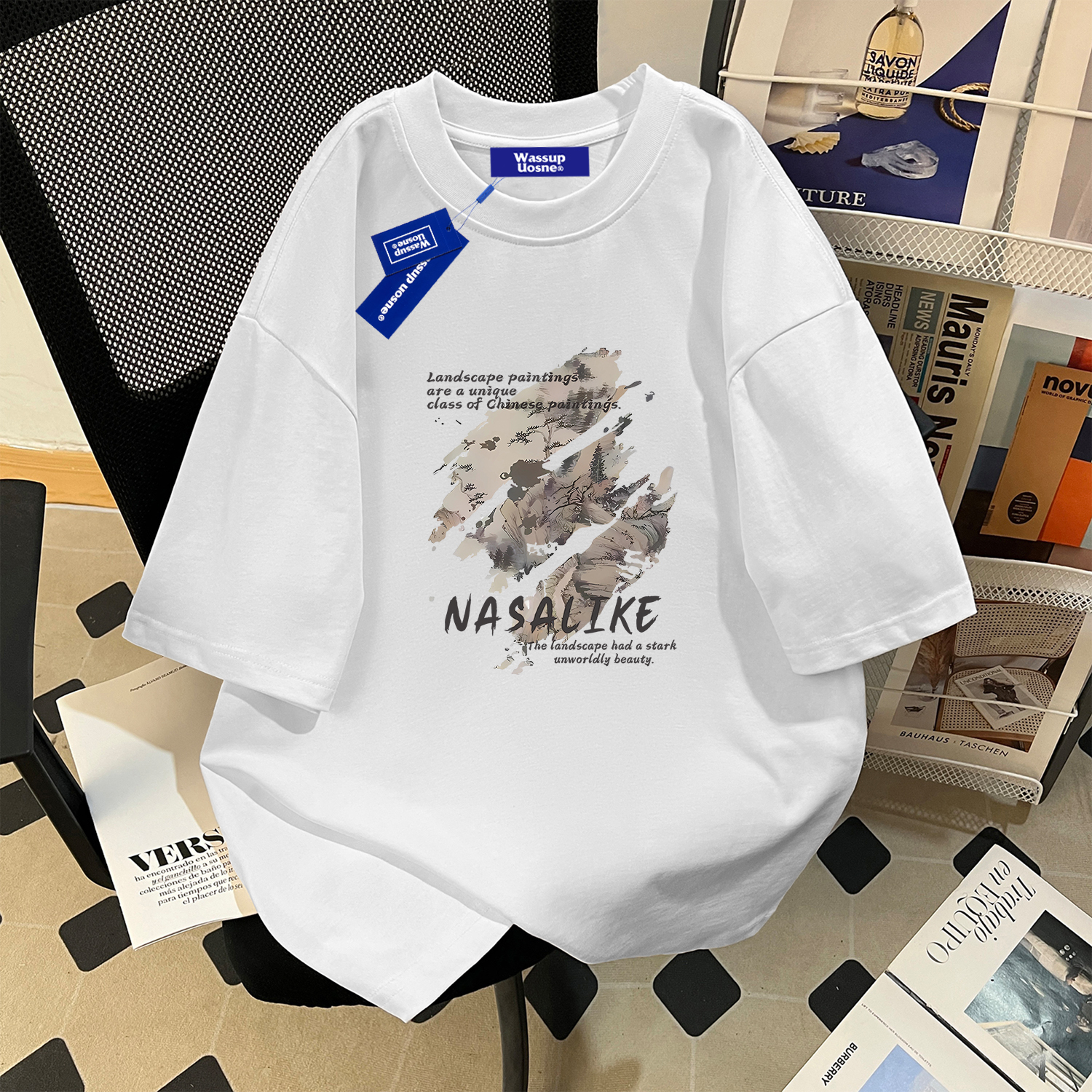 【官方正品】Wassup纯棉半袖上衣