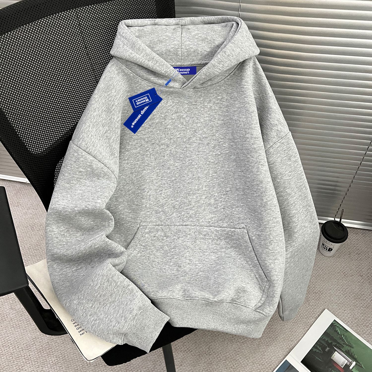 【官方正品】WASSUP重磅连帽卫衣