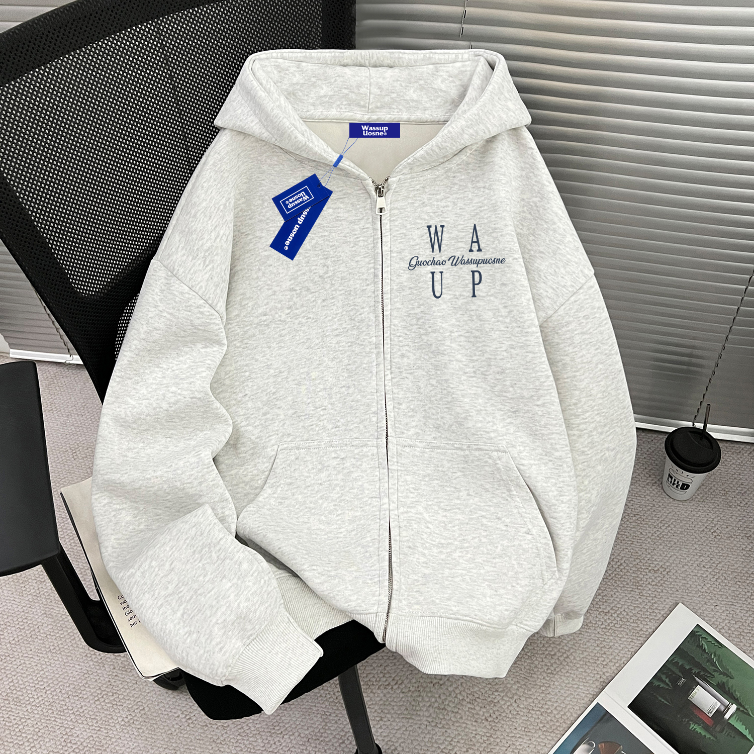 【官方正品】WASSUP重磅拉链外套