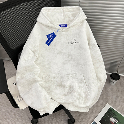 【官方正品】WASSUP蜡染连帽卫衣