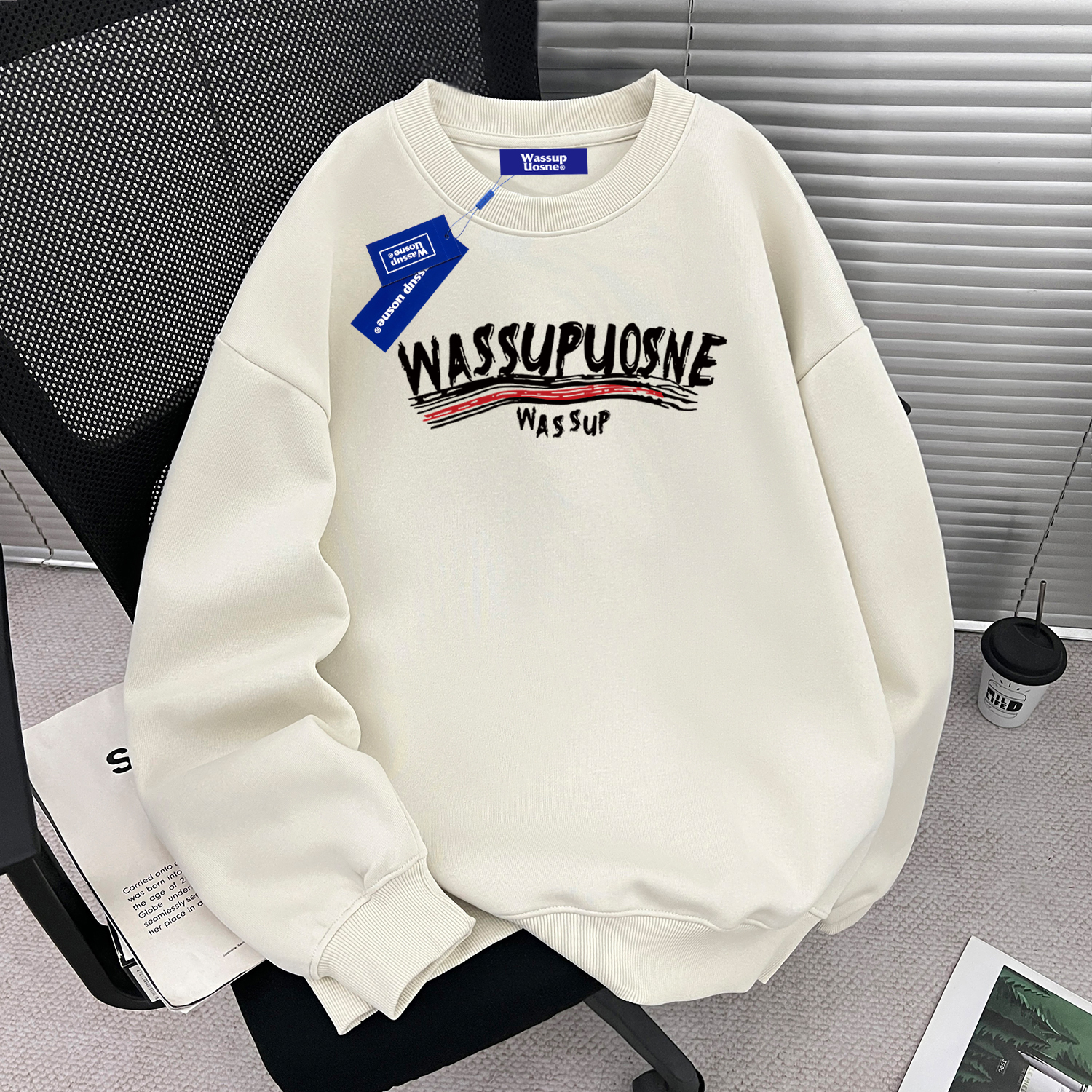 【官方正品】WASSUP潮牌重磅卫衣